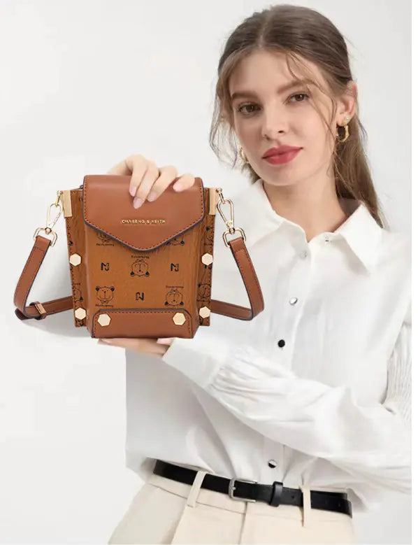 Spring 2019 Crocodile Pattern Crossbody Bag for Women